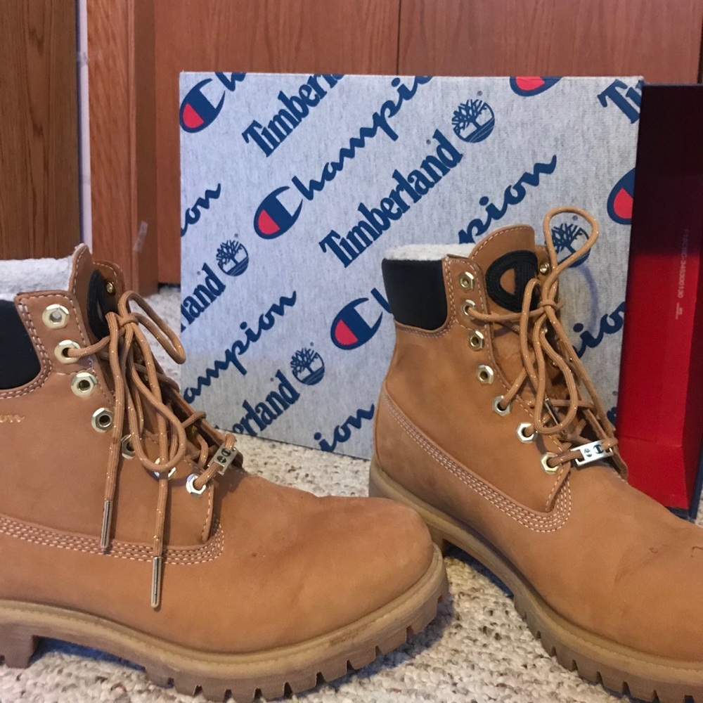 champion timberland collide boots